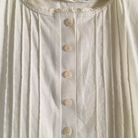 David Smith Short Sleeve Top Women Size S Oatmeal - Picture 3 of 7